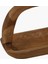 Teak Dikdörtgen Kulplu Tepsi 38X18.5X20CM 3