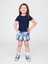 Kız Bebek Mavi Denim Pull-On Şort 1
