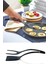 1 Adet Pratik Yanmaz Yapışmaz Teflon Maşalı Spatula- 220 Dereceye Dayanıklı Teflon Servis Set 2