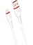 AS-X306 Ipad/iphone Lightning Beyaz Data + 2.4 A Hızlı Şarj Kablosu 1 Metre 3