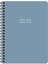 Color 16 * 23 Spiralli Akademik Ajanda - Mavi 1