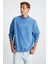 Erwan Erkek Mavi Sweatshirt 3