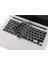 Macbook Klavye Air Pro Koruyucu (Us To Tr) (Eski Usb'li Model 2008-2017) ile Uyumlu Siyah 1
