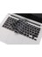 Macbook Klavye Air Pro Koruyucu (Us To Tr) (Eski Usb'li Model 2008-2017) ile Uyumlu Siyah 2