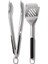 Good Grips Spatula ve Maşa Seti - Bulaşık Makinesinde Yıkanabilir Barbekü Maşası Seti Paslanmaz Çelik Et Spatulalı - 41 cm ve 47,5 cm 2
