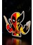 Çok Renkli Deadpool ve Wolverine Tasarımlı Rüya Işığı 2