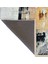 Barcelona Koleksiyonu Siyah Gri Tonlarda Soyut Abstract Desenli Modern Dekoratif Halı BARCELONA67 4