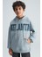 Roy Erkek Çocuk %100 Pamuk Kapüşonlu Gri Sweatshirt 5