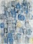 Barcelona Koleksiyonu Mavi ve Gri Tonlarda Soyut Abstract Desenli Modern Dekoratif Halı 63 2