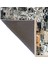 Barcelona Koleksiyonu Siyah Kreatif Desenli Dokuma Taban Modern Dekoratif Halı BARCELONA44 4