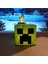 Yeşil Minecraft Creeper LED Tealight Lamba, Şık ve Dekoratif Aydınlatma Seçeneği 1