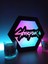 Çok Renkli Cyberpunk 2077 Temalı Masaüstü Dekoratif Lamba 3