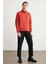 Addıs Erkek Tam Boğazlı Comfort Kiremit Rengi Sweatshirt 5