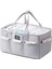 Grey USB Diaper Bag & Diaper Caddy, Fonksiyonel ve Konforlu 3