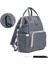 Grey USB Diaper Bag & Diaper Caddy, Fonksiyonel ve Konforlu 4