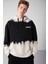 Astetıng Relaxed Oversize Siyah Sweatshirt 3