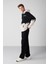 Astetıng Relaxed Oversize Siyah Sweatshirt 5
