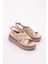 650-22229 Kadin Kalin Taban Sandalet 2