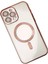 Newface iPhone 13 Pro Max Kılıf Kross Magneticsafe Kapak - Rose 3
