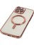 Newface iPhone 13 Pro Max Kılıf Kross Magneticsafe Kapak - Rose 4