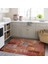 Cansu Koleksiyonu Patchwork Görünümlü Kahverengi Tonlarda Dokuma Taban Modern Dekoratif Halı CANSU05 5
