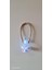 LED Işıklı Hasır Ipli Şeffaf 8 cm Küre 2