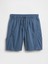 Erkek Çocuk Mavi Pull-On Hybrit Kargo Şort 1