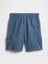 Erkek Çocuk Mavi Pull-On Hybrit Kargo Şort 3