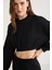 Amy Kadın %100 Organik Pamuk Siyah Sweatshirt 2