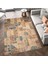 Cansu Koleksiyonu Patchwork Görünümlü Etnik Desen Detaylı Dokuma Taban Modern Dekoratif Halı CANSU03 4