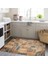 Cansu Koleksiyonu Patchwork Görünümlü Etnik Desen Detaylı Dokuma Taban Modern Dekoratif Halı CANSU03 5