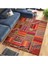 Cansu Koleksiyonu Patchwork Görünümlü Turuncu Tonlarda Dokuma Taban Modern Dekoratif Halı CANSU04 2