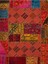 Cansu Koleksiyonu Patchwork Görünümlü Çok Renkli Dokuma Taban Modern Dekoratif Halı CANSU08 3