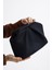 Kadın Siyah Piliseli Clutch El Çantası 5
