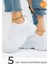 Kadın Beyaz Spor Ayakkabı,Günlük Rahat Air Taban Sneaker X401 1