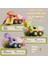 Çocuk Preslenmiş Dinozor Inşaat Aracı Ekskavatör Seti (Yurt Dışından) 1