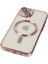 Newface iPhone 14 Plus Kılıf Kross Magneticsafe Kapak - Rose 5