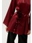 Çiçek Salkımlı Kemer Bordo 4