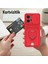 Newface Xiaomi Redmi Note 12 4g Kılıf Zuma Kartvizitli Yüzüklü Silikon - Kırmızı 5