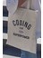 Coding Is My Superpower Yazılımcı Hediyelik Baskılı %100 Pamuklu Ham Bez Bej Çanta 1