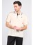 3769 Erkek Polo Yaka Pike T-Shirt Bej 1
