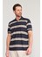 3899 Erkek Polo Yaka 30/1 Süprem T-Shirt Lacivert 1