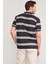 3899 Erkek Polo Yaka 30/1 Süprem T-Shirt Lacivert 4