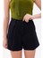 Fundachoosesxgenius Kadın Pileli Şort Iç Göstermez Lamineli Kadın Şort Pileli-Şort 4
