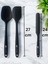 6 Parça Spatula Seti Yanmaz Yapışmaz Slikon Yumurta Fırçası Kaşık Bıçak Pasta Spatula Seti 4