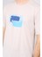 Çetinkaya Chester Polo 3864 Bisiklet Yaka 30/1 Penye Regular Baskılı T-Shirt Vizon 3
