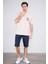 Çetinkaya Chester Polo 3853 Bisiklet Yaka 30/1 Penye Comfort Baskılı T-Shirt Vizon 2