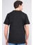 Çetinkaya Mentality 3971 Bisiklet Yaka 16/1 Süprem Regular Cepli T-Shirt Siyah 4