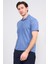 3797 Erkek Polo Yaka 30/1 Pike T-Shirt Indigo 1