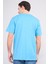 Çetinkaya Chester Polo 4202 Unisex Bisiklet Yaka Pamuk Lisans T-Shirt Nigara Mavi 4